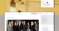 Desktop Screenshot of boemke-partner.de